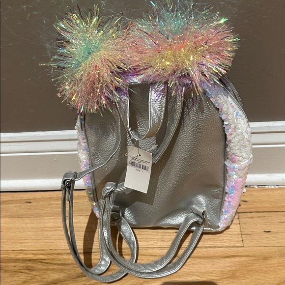 justice initial mini backpack Girls Ombre Sequin Pom Pom Blue/Green (P): Buy Online at Best Price in UAE Flip Sequin Mini Backpack Unicorn